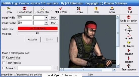 Cum sa faci un Spray ... - format .wad - Aici se foloseste un program - Vrei spray la counter ? ---> Click